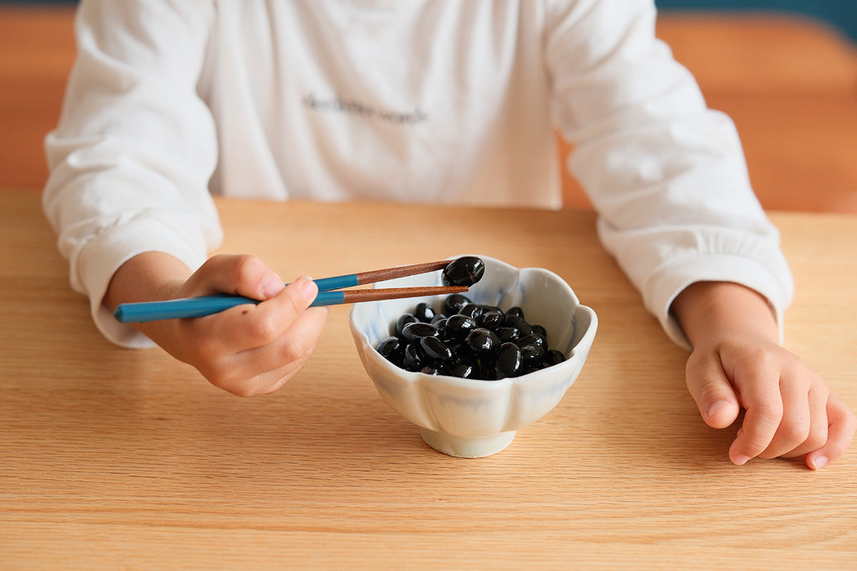 ツインハート子供箸 14~19cm 【若狭塗箸】