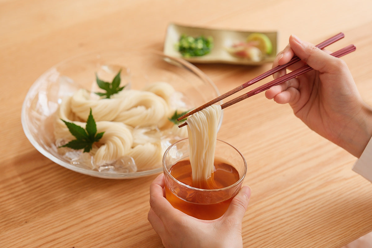 細角堆朱(ほそかくついしゅ) 22~24cm 【若狭塗箸】