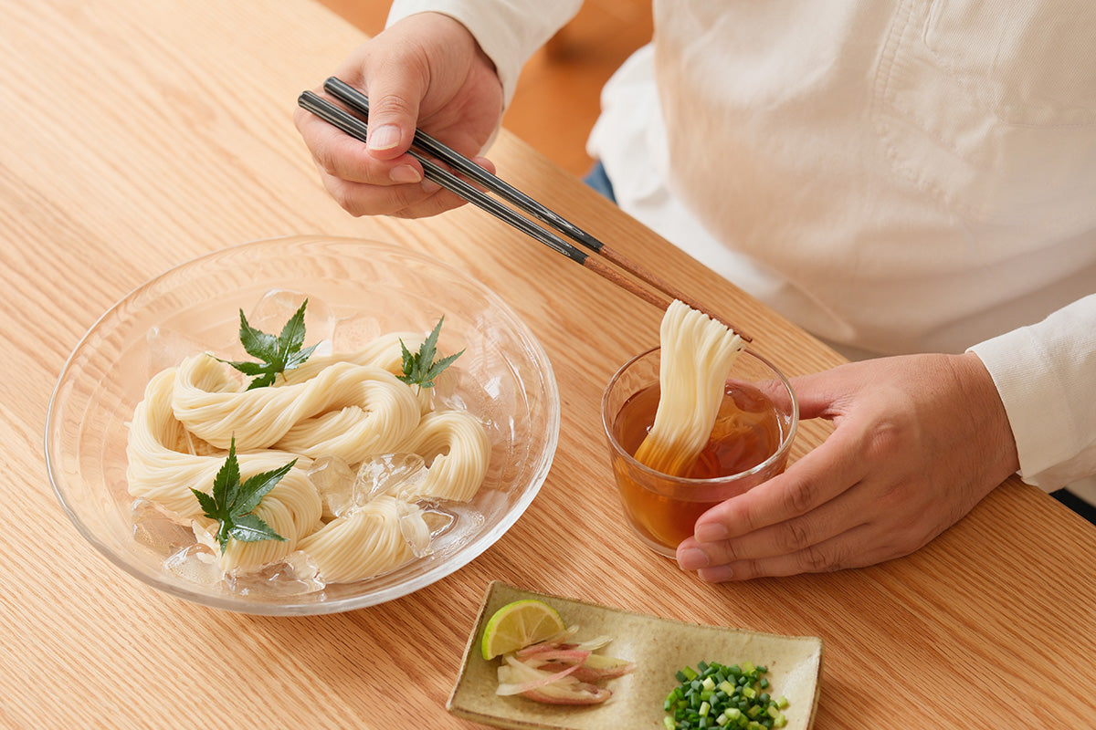 細角堆朱(ほそかくついしゅ) 22~24cm 【若狭塗箸】