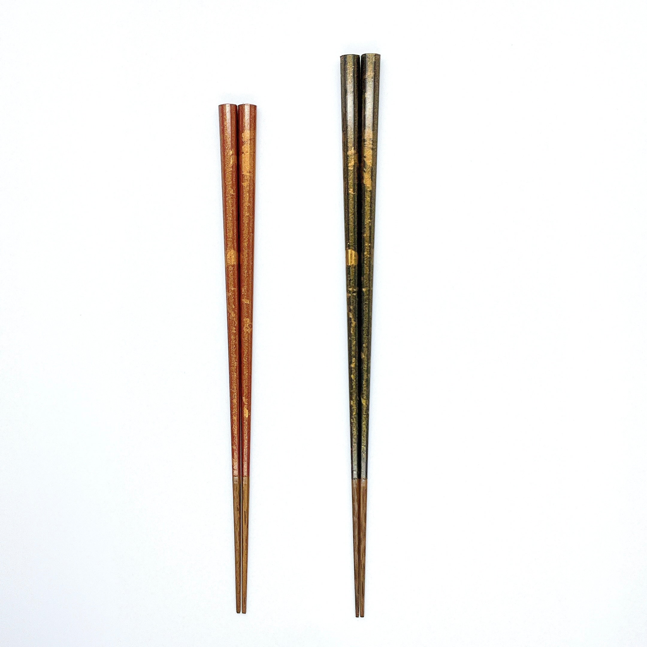 八角箔漆(はちかくはくうるし) 22~24cm 【若狭塗箸】