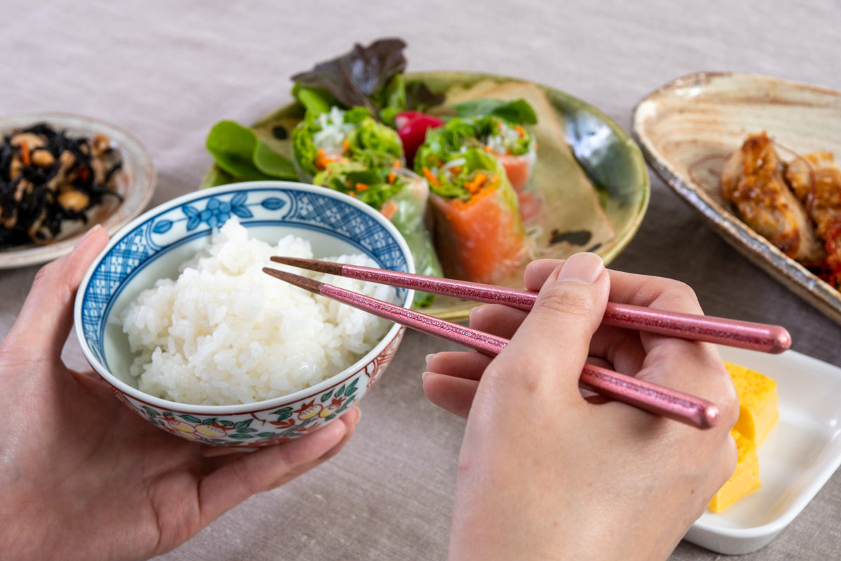 細角流星(ほそかくりゅうせい) 22~24cm 【若狭塗箸】