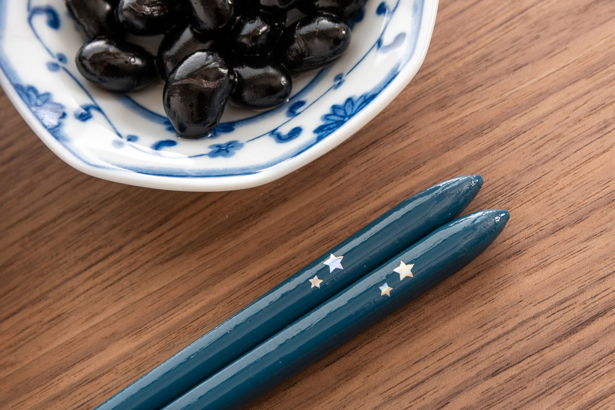 ツインハート子供箸 14~19cm 【若狭塗箸】