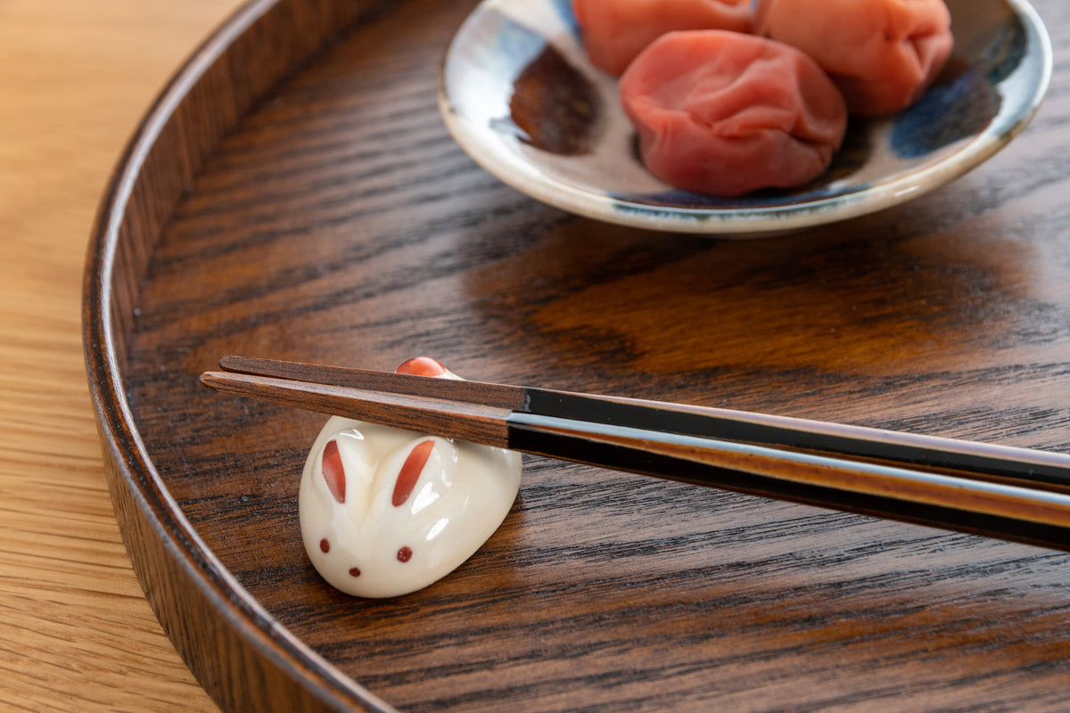 はし置き 丸うさぎ(2個入)