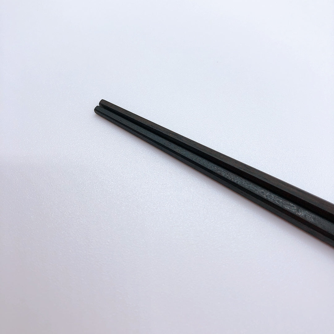 匠 黒檀八角(こくたんはちかく) 23~24cm 【若狭塗箸】