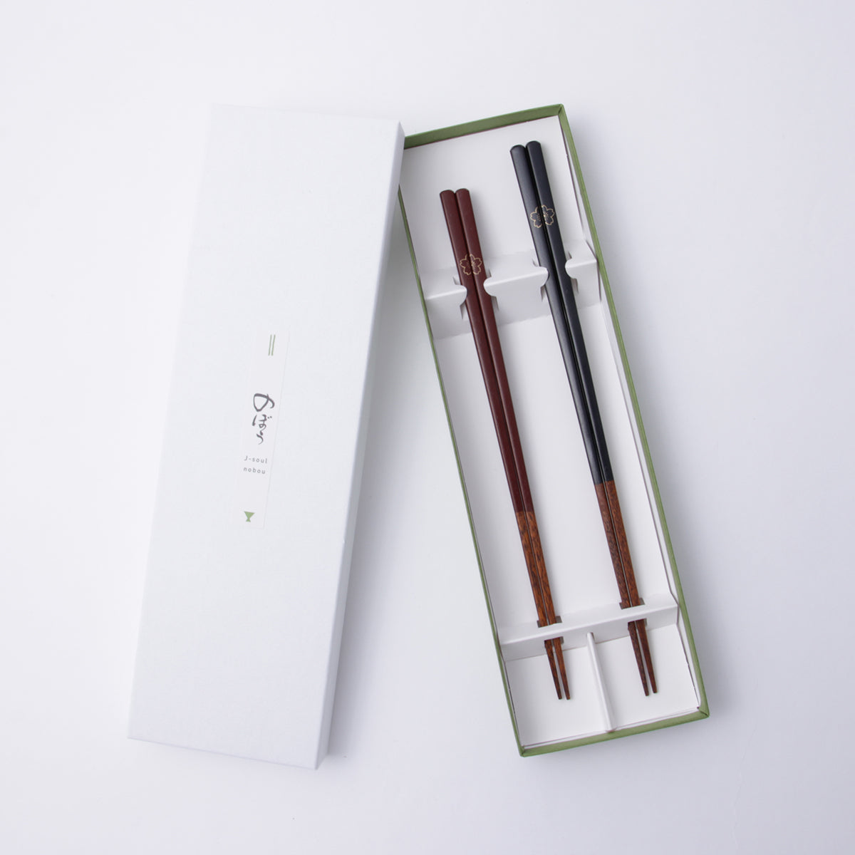 ペア・夫婦箸ギフト用 細角sakuraセット