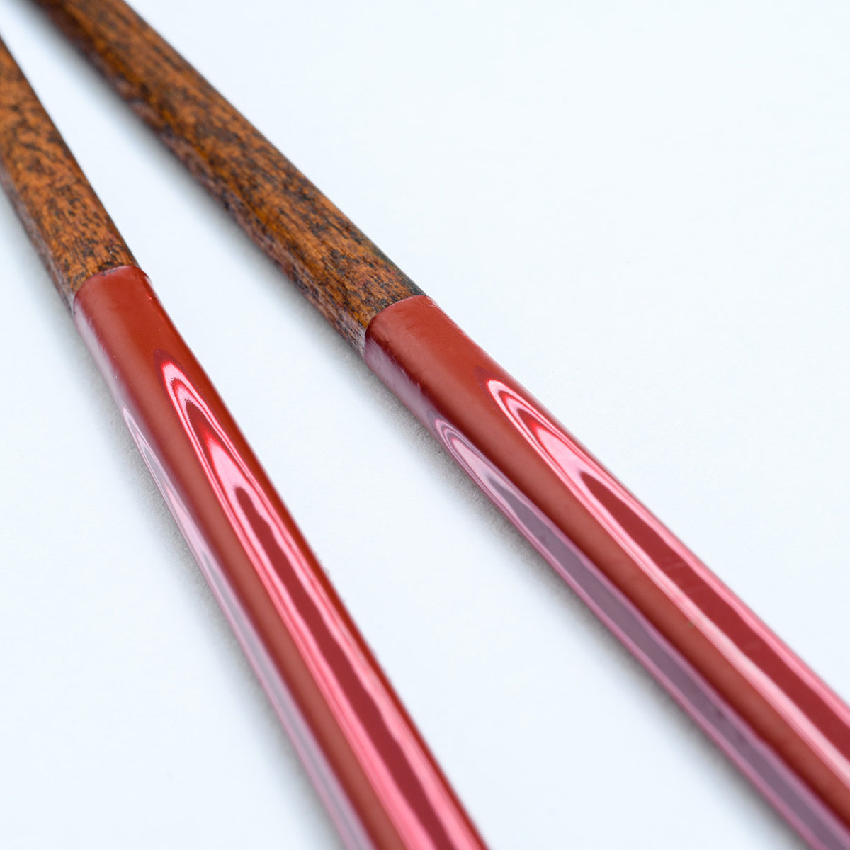 細角堆朱(ほそかくついしゅ) 22~24cm 【若狭塗箸】