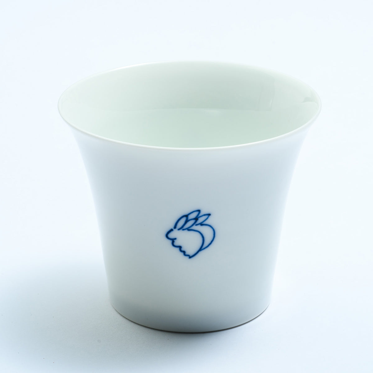 三川内焼 反杯 うさぎ(大)(みかわちやき そりさかずき うさぎ)